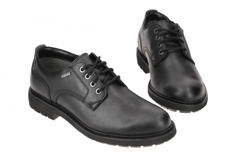 Clarks Batcomb Tie Schuhe schwarz GORE-TEX