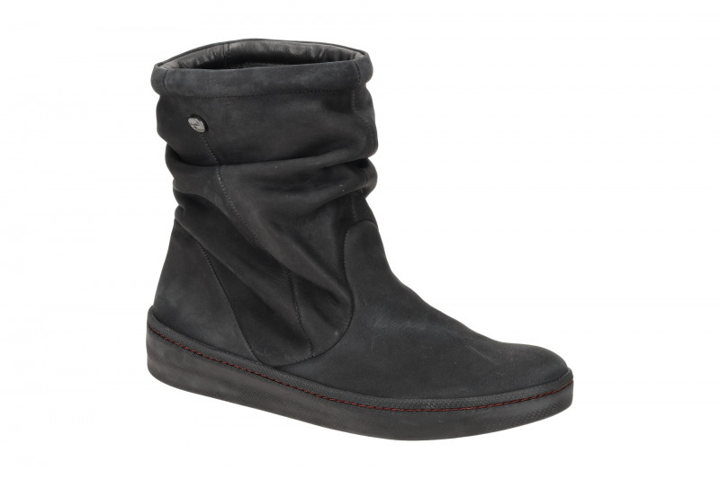 Think Kumi Schlupf Stiefelette schwarz Nubuck 836