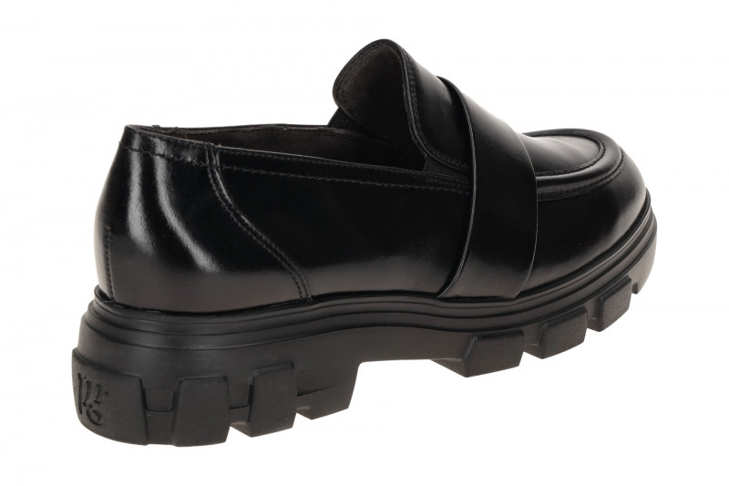 Paul Green Schuhe Slipper schwarz Plateau Loafer 1173