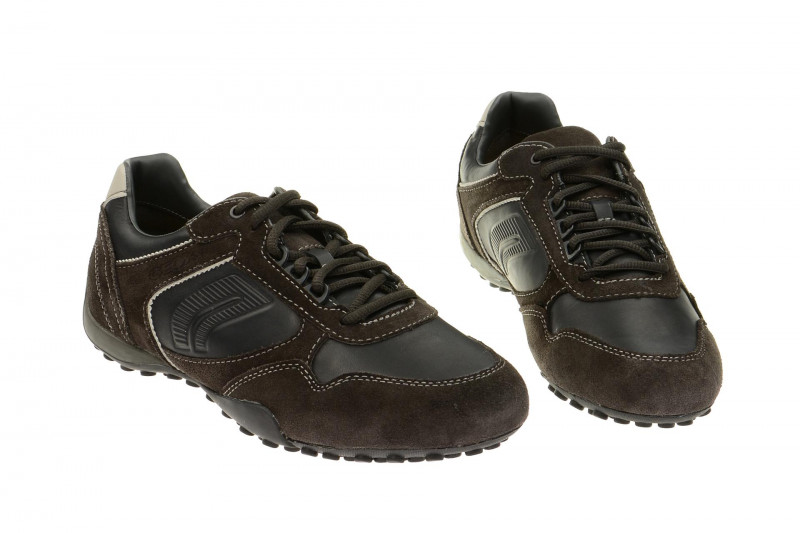 Geox Snake Schuhe schwarz grau U3407Q