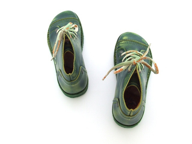 Eject Sony1Deal Damen Boots E-9598 grün