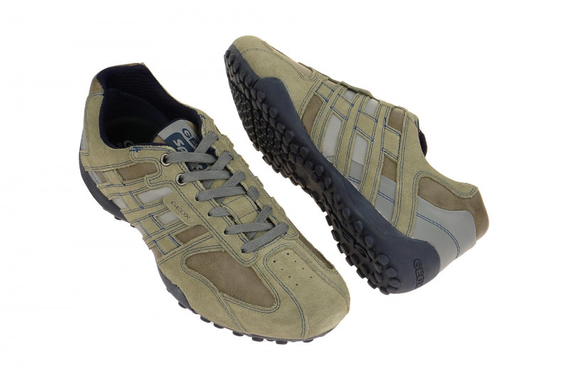 Geox Snake Schuhe grau beige U4207K 022ME C1006