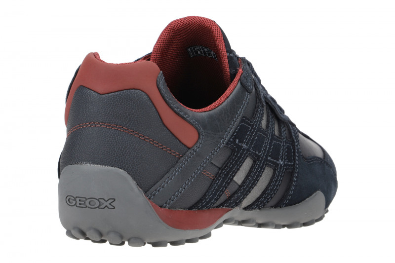 Geox Snake Schuhe blau rot Sneakers U4207K