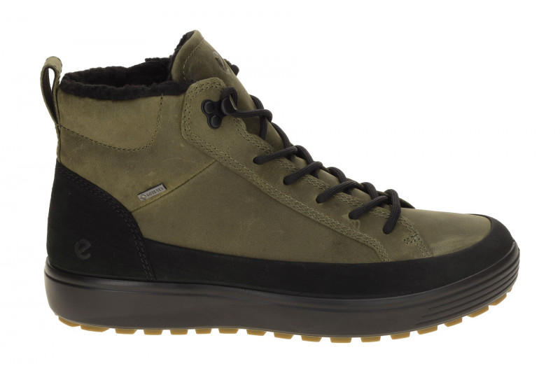 Ecco Soft 7 Tred Stiefel grün tarmac GORE-TEX Winter Boots 450444