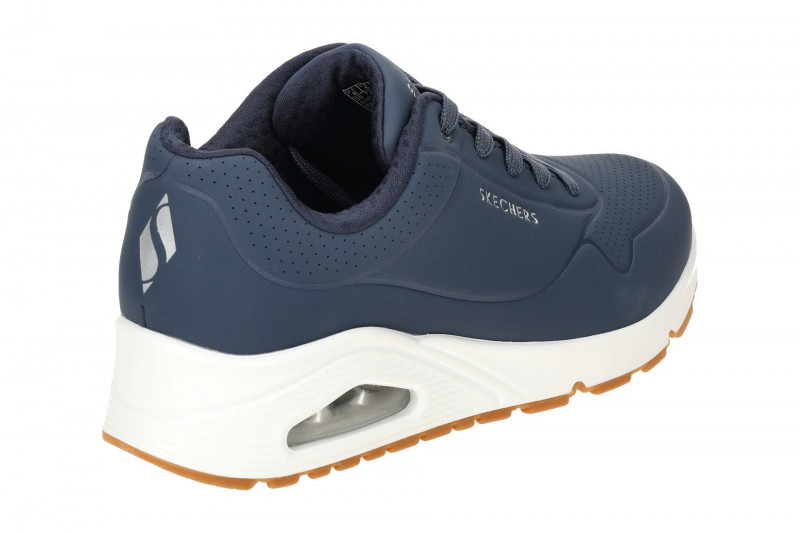 Skechers Uno Schuhe blau navy Damen Sneakers 73690