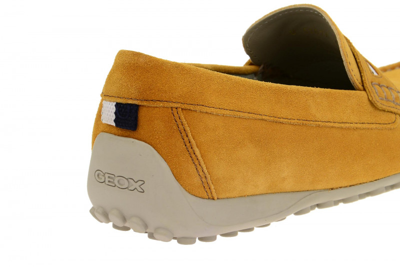Geox Respira Snake Moc A Slipper in gelb Herren Mokassin