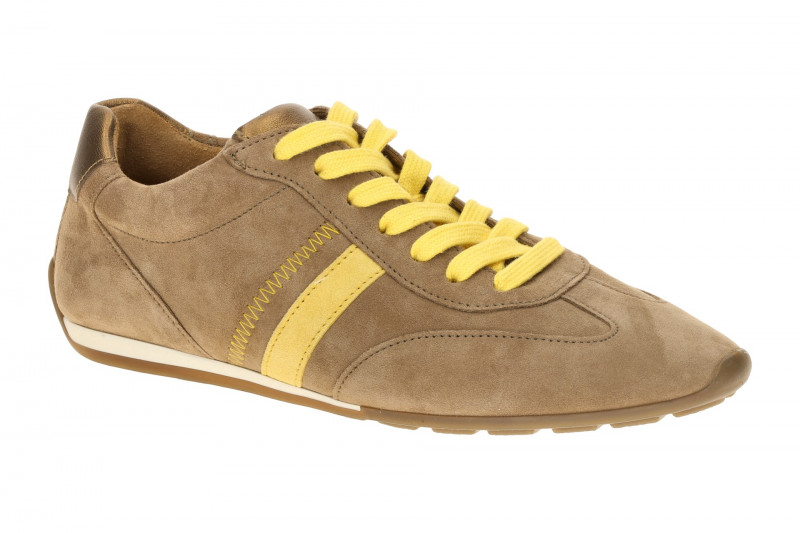 Gabor Schuhe braun flache Slim Retro-Sneakers 83.191.14