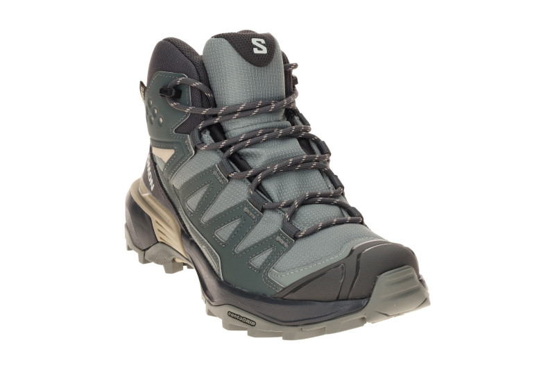 Salomon X Ultra 360 Mid Schuhe grün grau Damen GORE-TEX