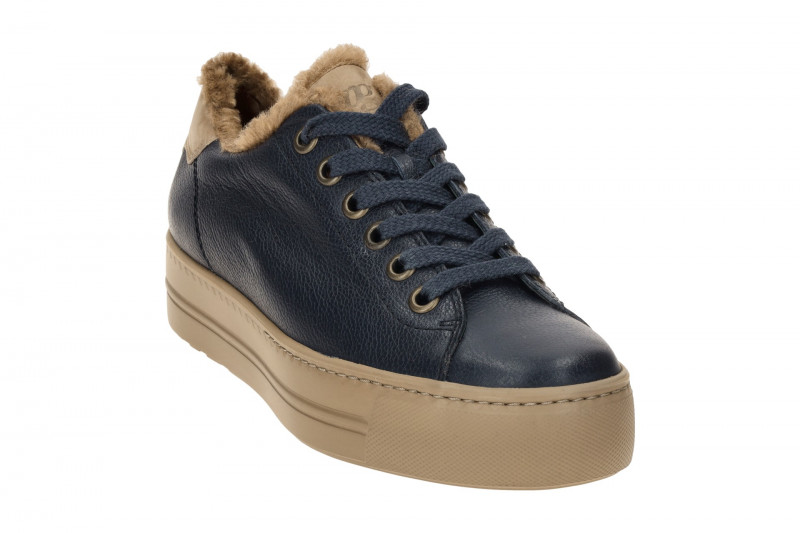 Paul Green Schuhe Sneaker blau braun Warmfutter 5171