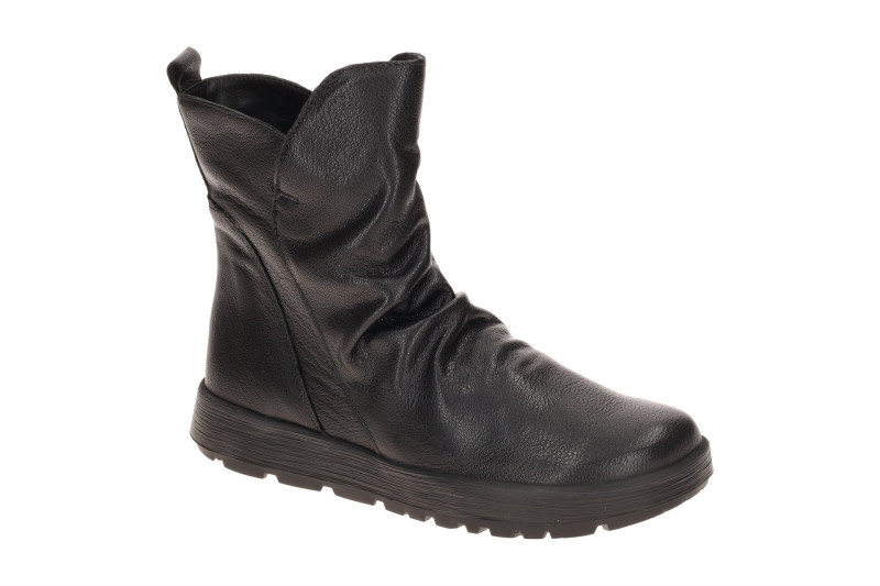 Think Comoda Stiefel schwarz gerafft 1381