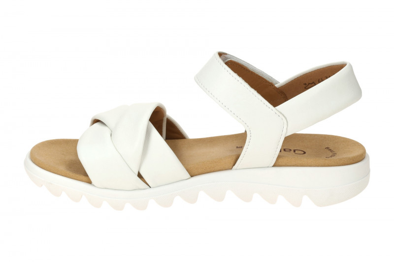Gabor Fashion Sandale weiß gekreuzt 84.812.21