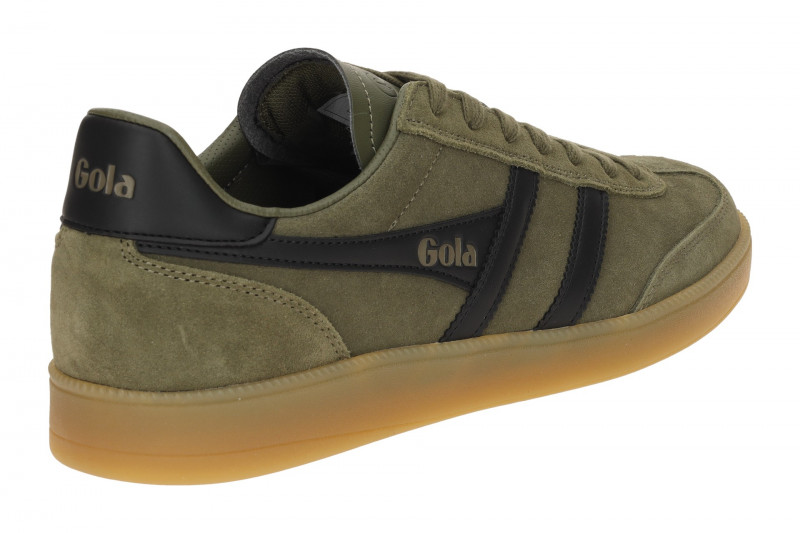 Gola Viper Schuhe Sneakers grün khaki Herren Velour CMB735