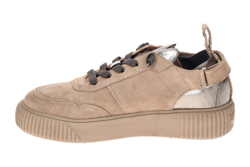 CRICKIT Paria Stretch Sneaker beige grau metallic