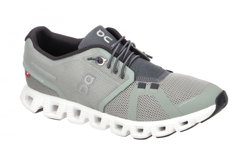 on Cloud 5 Schuhe grün grau Damen Sport 59.98557
