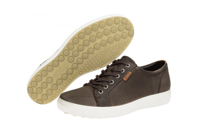 Ecco Soft 7 Schuhe braun Herren Sneaker