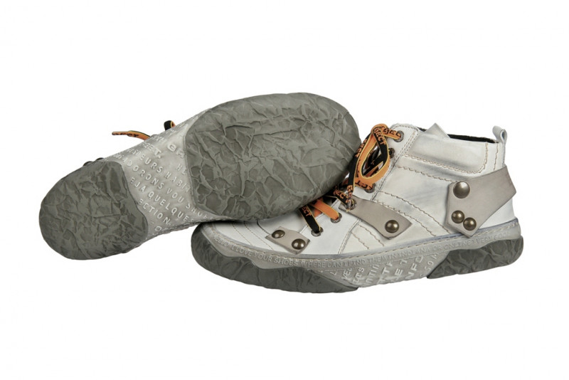 Eject Shara E-13579 warmfutter Boot weiß grau