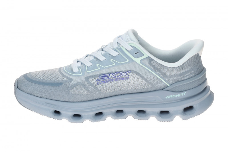 Skechers Go Run Glide Schuhe blau slate Damen Sport Slip-Ins 129800
