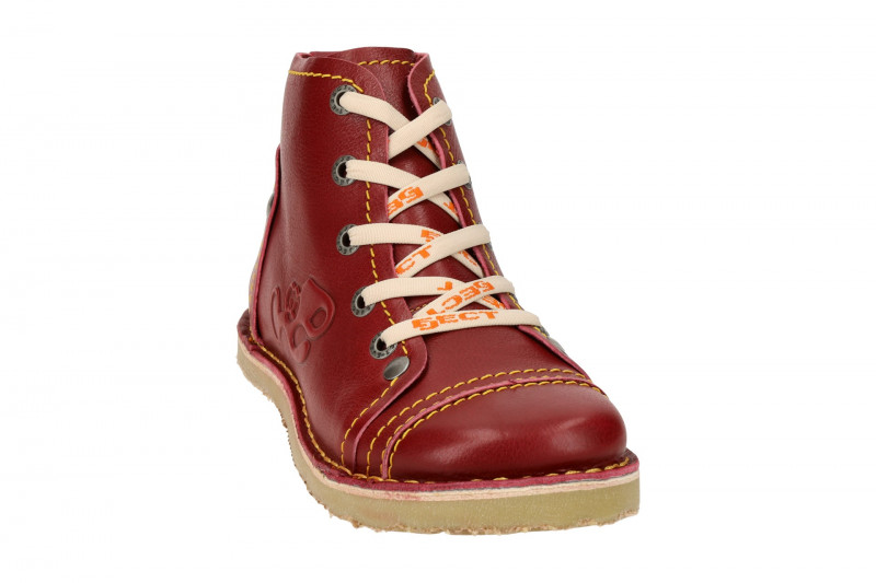 Eject Sony1Deal Stiefelette Boots rot Glattleder 9598