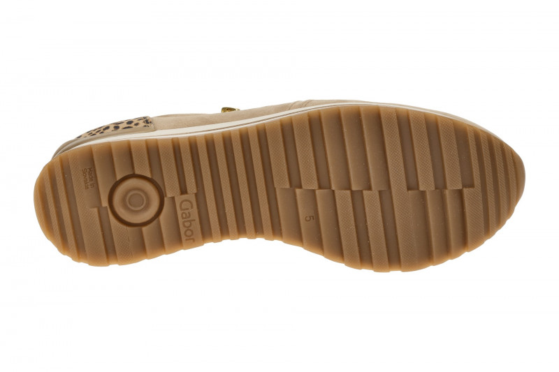 Gabor comfort Sneaker Schuhe beige caramel H-Weite Leo 66.528.34
