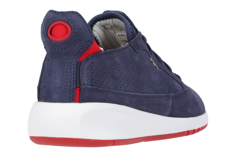 Geox Aerantis Schuhe blau rot Damen Sneakers