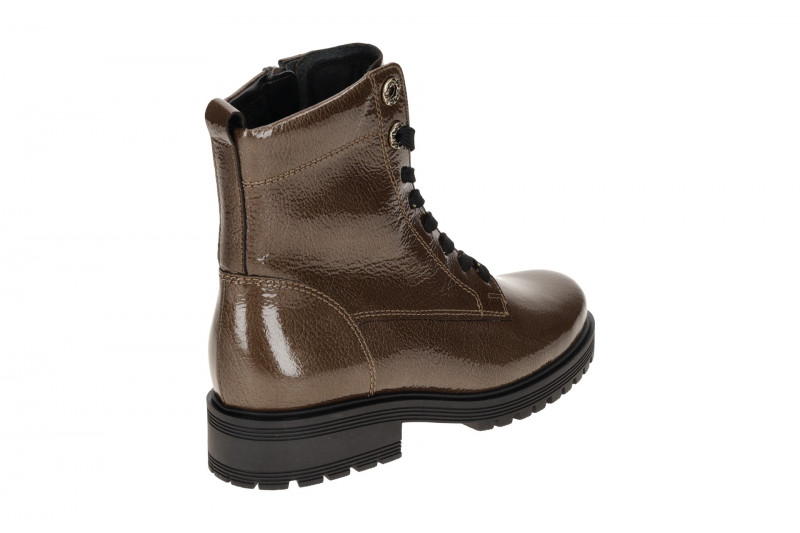 Gabor Comfort Stiefelette braun Effekt Lack H-Weite 72.765.81
