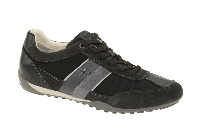 Geox Respira Wells C Halbschuhe in schwarz grau Herren Sneakers