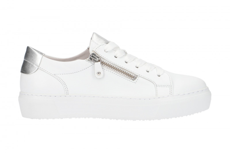 Gabor Schuhe weiß silber Sneakers 23.314.21