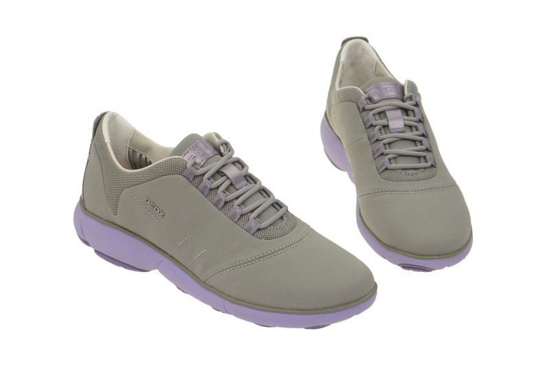 Geox Nebula Schuhe grau lila D621EA