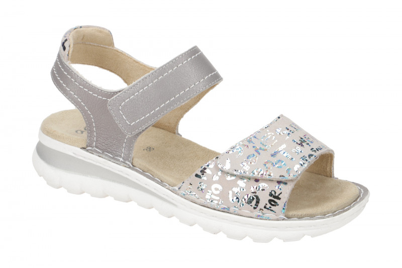 ara Tampa Sandale silber grau Letter 12-47209
