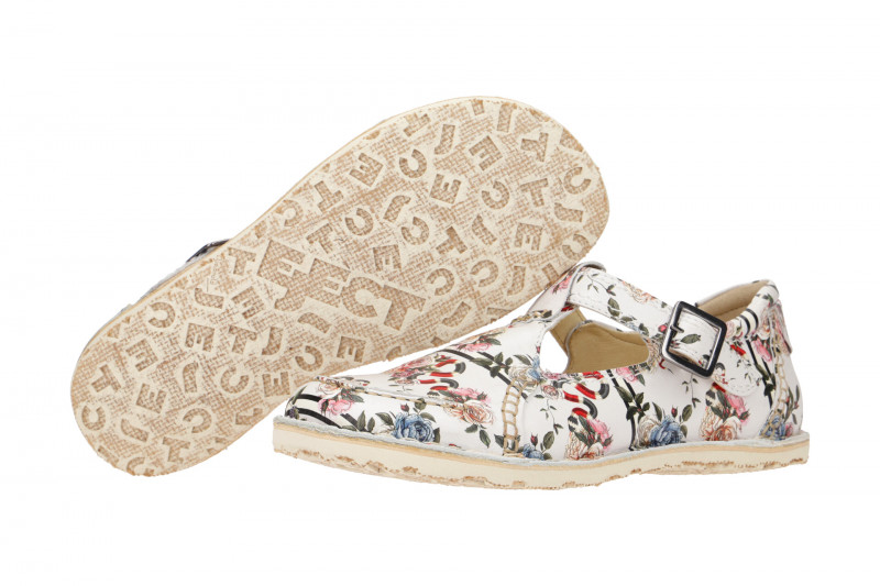 Eject Sony3Deal Schuhe weiß bunte Blumen 10077