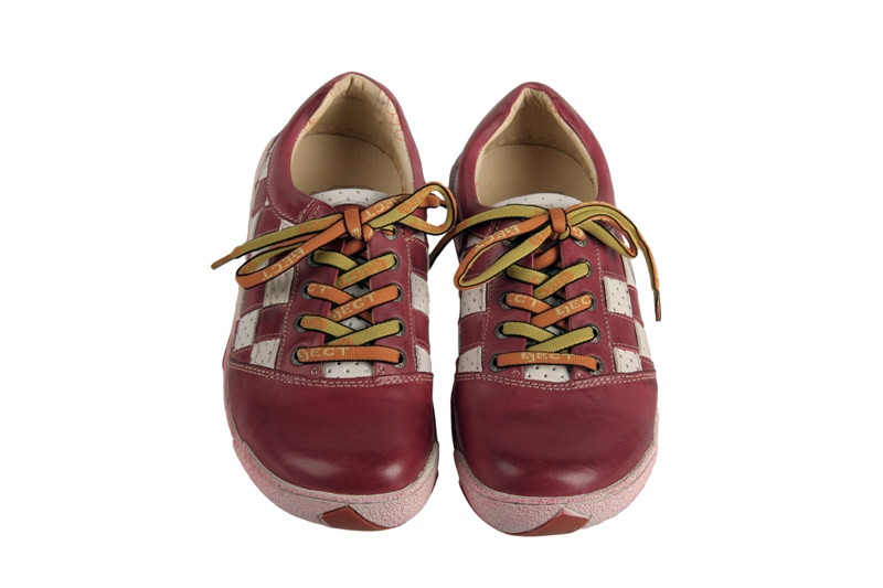 Eject Ice Schuhe rot weiß Karo 13527