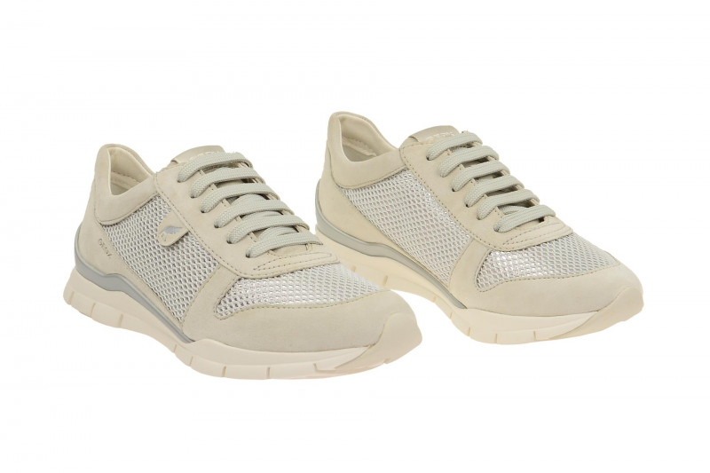 Geox Sukie Schuhe grau silber D52F2A