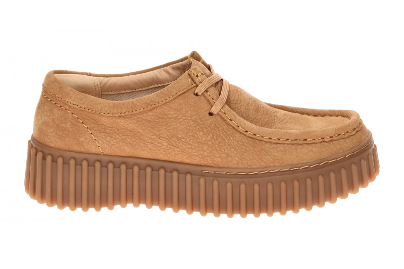 Clarks Torhill Bee Mokassin Schuhe braun tan Nubuck 26172084