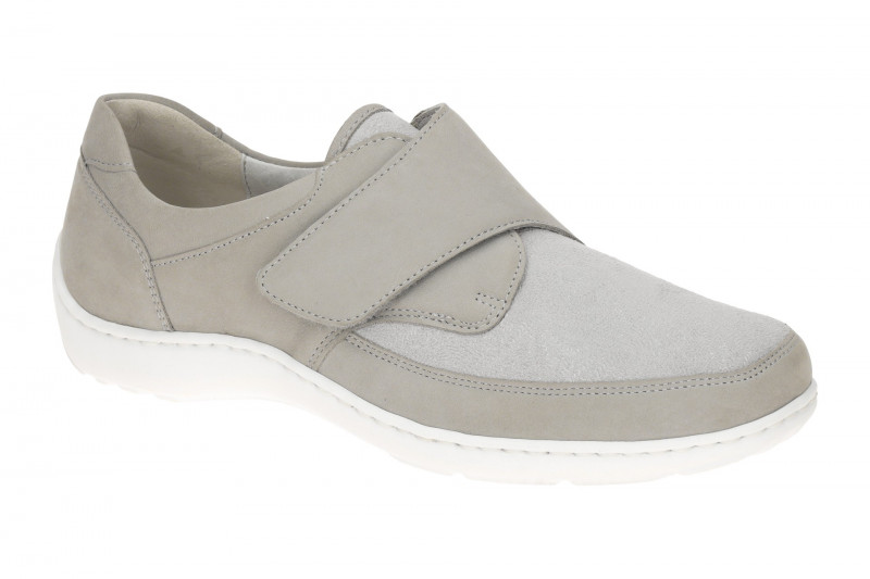 Waldläufer Henni Slipper Schuhe stein grau H-Weite 496H31