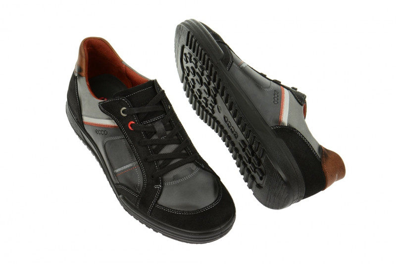Ecco Fraser Schuhe grau schwarz