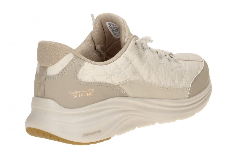 Skechers Contour Foam Schuhe beige Kinder Slip-Ins Sneaker