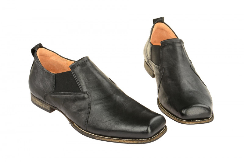 Think Guru Herren Slipper schwarz 693