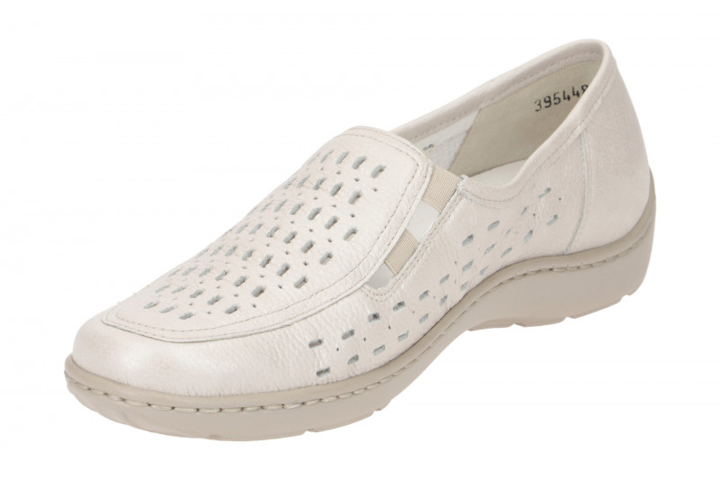 Waldläufer Henni Slipper Damen grau perl 496501