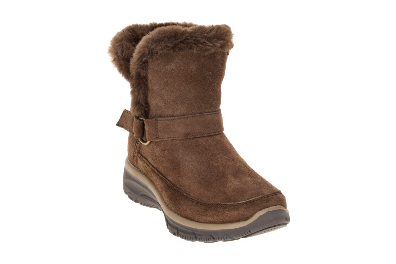 Skechers Easy Going Stiefel dunkelbraun Schlupf Boot