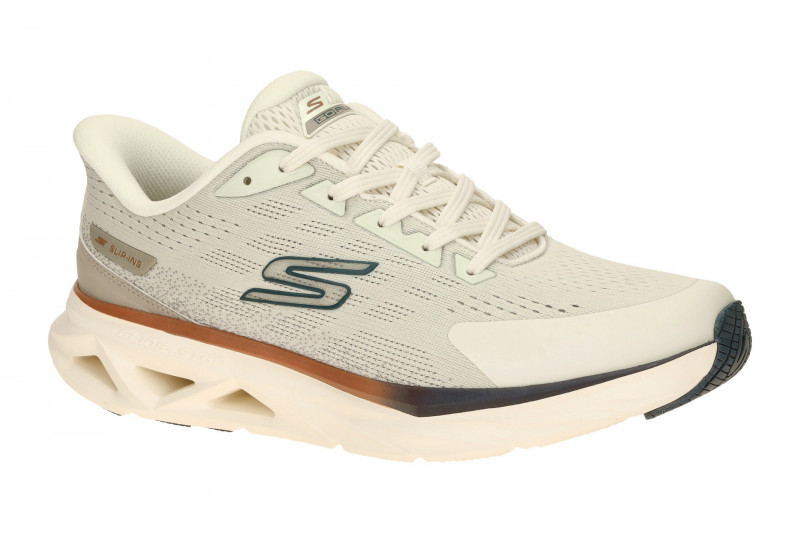 Skechers Glide Step Schuhe beige Herren SLIP-INS 221040