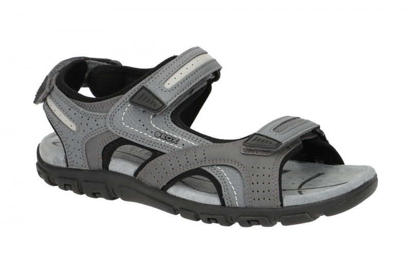 Geox Strada Herren Sandale grau U8224D