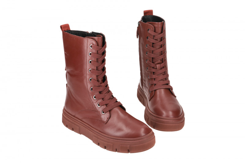 Geox ISOTTE Stiefel rot-braun Nappa D26TZE