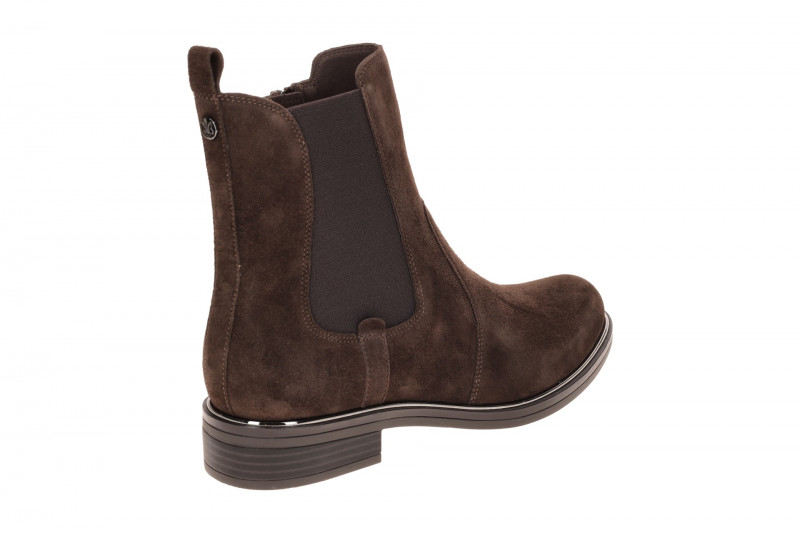 Caprice Stiefelette Ankle Boot brau Velour 25304