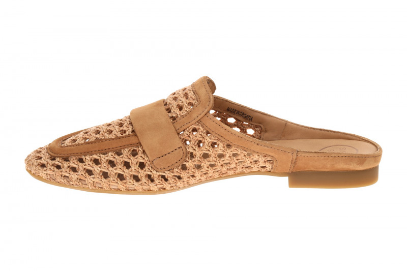 Paul Green Pantoletten Mules braun geflochten 6207