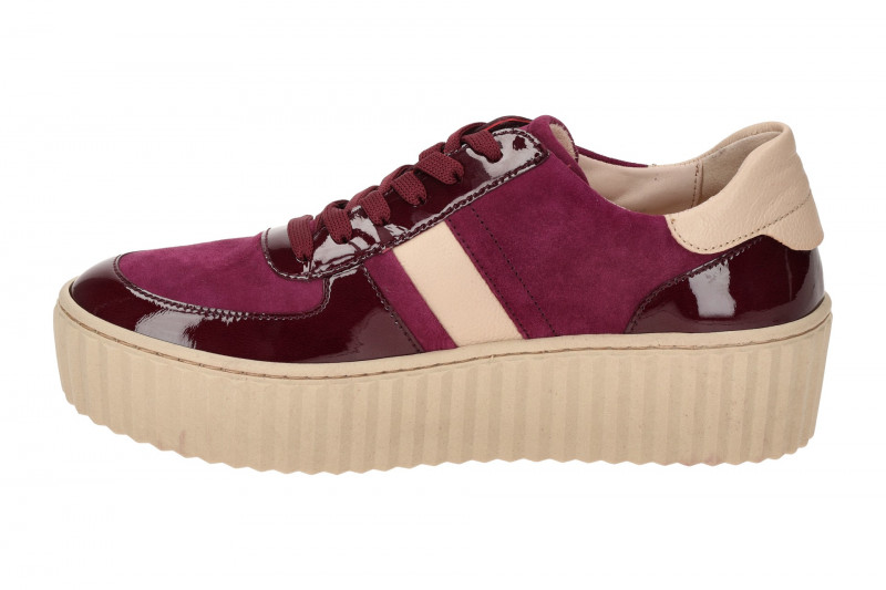 Gabor Schuhe lila Plateau Schnür Sneakers 53.203.10