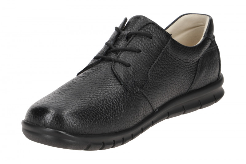 Waldläufer Hector Halb-Schuhe Herren schwarz 366006