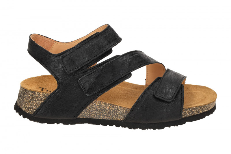 Think Koak Sandale schwarz Klett 347