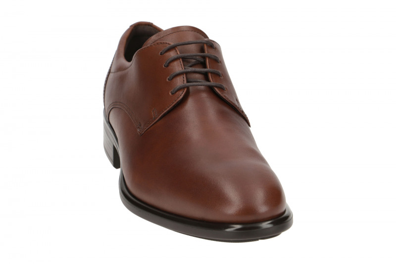 ecco Citytray Business Schuhe braun cognac