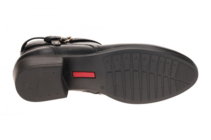 Pikolinos Daroca Stiefelette Ankel Boots schwarz Lederband W1U-8901C1