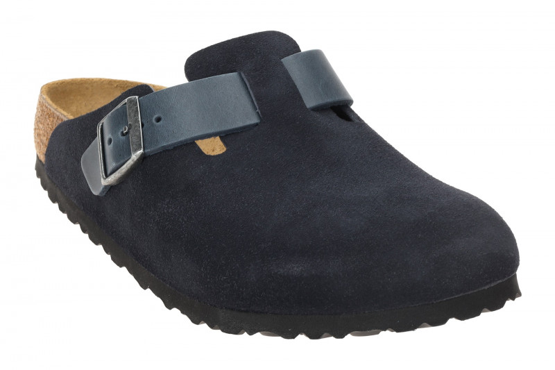 Birkenstock Boston Clogs Pantolette dunkelblau Normal-Weit 1028210